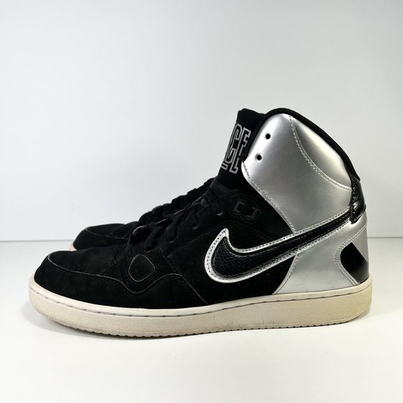 NIKE AIR Son Of FORCE 1 Black/Silver Men’s Sz 8 616281-005 Max Huarache Jordan - Picture 1 of 9